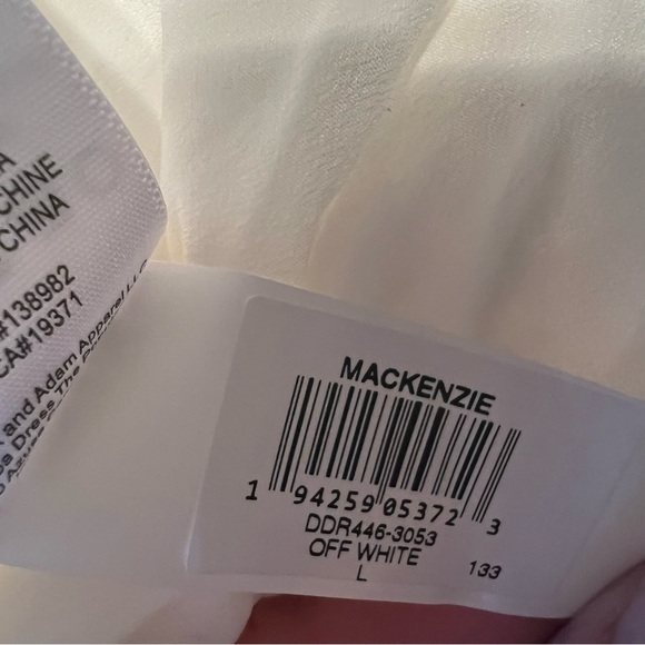 Dress the population size large McKenzie off white dress - Picture 10 of 11